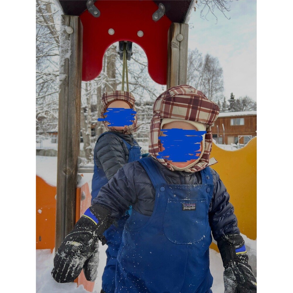 Oii Check Print Trapper Hat Size 50/52 M